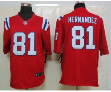 nike nfl jerseys new england patriots #81 hernandez white[nike limited]