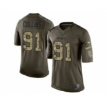 nike nfl jerseys new england patriots #91 jamie collins army green[nike Limited Salute To Service]