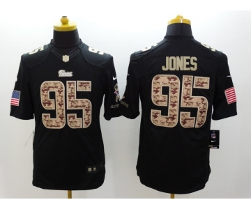 nike nfl jerseys new england patriots #95 jones[salute to service limited]