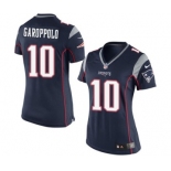 Women's Nike New England Patriots #10 Jimmy Garoppolo Navy Blue Team Color NFL Jersey