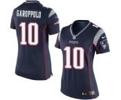 Women's Nike New England Patriots #10 Jimmy Garoppolo Navy Blue Team Color NFL Jersey