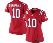 Women's Nike New England Patriots #10 Jimmy Garoppolo Red Alternate NFL Jersey