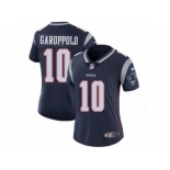 Women's Nike New England Patriots #10 Jimmy Garoppolo Vapor Untouchable Limited Navy Blue Team Color NFL Jersey