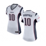 Women's Nike New England Patriots #10 Jimmy Garoppolo White NFL Jersey