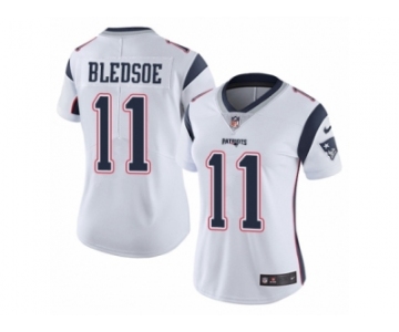 Women's Nike New England Patriots #11 Drew Bledsoe Vapor Untouchable Limited White NFL Jersey