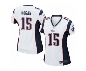 Women's Nike New England Patriots #15 Chris Hogan Game White NFL Jersey