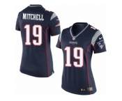 Women's Nike New England Patriots #19 Malcolm Mitchell Limited Navy Blue Team Color NFL Jersey