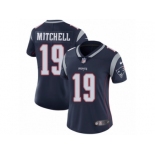 Women's Nike New England Patriots #19 Malcolm Mitchell Vapor Untouchable Limited Navy Blue Team Color NFL Jersey