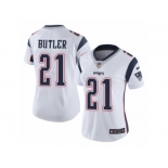 Women's Nike New England Patriots #21 Malcolm Butler Vapor Untouchable Limited White NFL Jersey