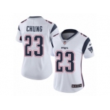 Women's Nike New England Patriots #23 Patrick Chung Vapor Untouchable Limited White NFL Jersey