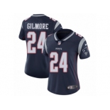 Women's Nike New England Patriots #24 Stephon Gilmore Navy Blue Team Color Vapor Untouchable Limited Player NFL Jersey