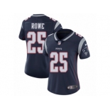 Women's Nike New England Patriots #25 Eric Rowe Vapor Untouchable Limited Navy Blue Team Color NFL Jersey