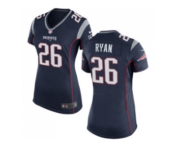 Women's Nike New England Patriots #26 Logan Ryan Navy Blue Team Color Stitched NFL New Jersey