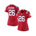 Women's Nike New England Patriots #26 Stephon Gilmore Limited Red Alternate NFL Jersey