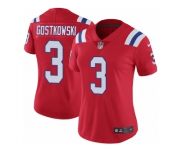 Women's Nike New England Patriots #3 Stephen Gostkowski Limited Red Alternate NFL Jersey