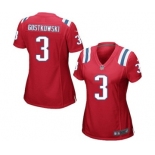 Women's Nike New England Patriots #3 Stephen Gostkowski Red Alternate NFL Jersey