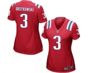 Women's Nike New England Patriots #3 Stephen Gostkowski Red Alternate NFL Jersey