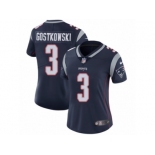 Women's Nike New England Patriots #3 Stephen Gostkowski Vapor Untouchable Limited Navy Blue Team Color NFL Jersey