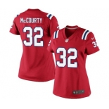 Women's Nike New England Patriots #32 Devin McCourty Red Alternate NFL Jersey