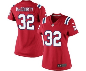 Women's Nike New England Patriots #32 Devin McCourty Red Alternate NFL Jersey