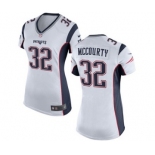 Women's Nike New England Patriots #32 Devin McCourty White NFL Jersey