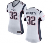 Women's Nike New England Patriots #32 Devin McCourty White NFL Jersey