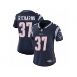 Women's Nike New England Patriots #37 Jordan Richards Vapor Untouchable Limited Navy Blue Team Color NFL Jersey