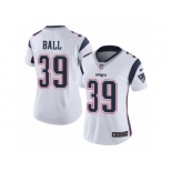 Women's Nike New England Patriots #39 Montee Ball Vapor Untouchable Limited White NFL Jersey