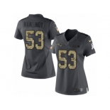 Women's Nike New England Patriots #53 Kyle Van Noy Limited Black 2016 Salute to Service NFL Jersey