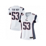 Women's Nike New England Patriots #53 Kyle Van Noy Limited White NFL Jersey