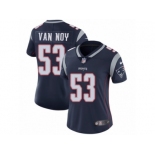 Women's Nike New England Patriots #53 Kyle Van Noy Vapor Untouchable Limited Navy Blue Team Color NFL Jersey