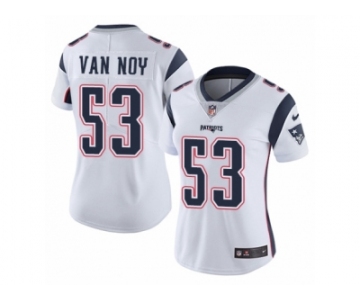 Women's Nike New England Patriots #53 Kyle Van Noy Vapor Untouchable Limited White NFL Jersey