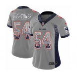 Women's Nike New England Patriots #54 Dont'a Hightower Limited Gray Rush Drift Fashion NFL Jersey