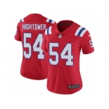 Women's Nike New England Patriots #54 Dont'a Hightower Vapor Untouchable Limited Red Alternate NFL Jersey