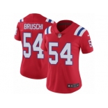 Women's Nike New England Patriots #54 Tedy Bruschi Vapor Untouchable Limited Red Alternate NFL Jersey