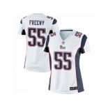 Women's Nike New England Patriots #55 Jonathan Freeny Limited White NFL Jersey