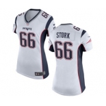 Women's Nike New England Patriots #66 Bryan Stork White NFL Jersey