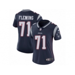 Women's Nike New England Patriots #71 Cameron Fleming Vapor Untouchable Limited Navy Blue Team Color NFL Jersey