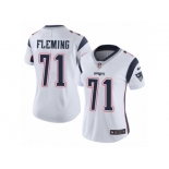 Women's Nike New England Patriots #71 Cameron Fleming Vapor Untouchable Limited White NFL Jersey