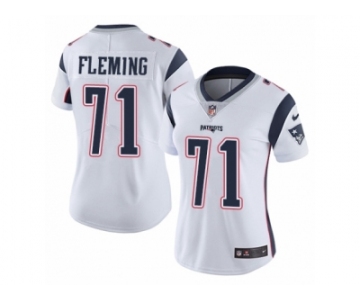 Women's Nike New England Patriots #71 Cameron Fleming Vapor Untouchable Limited White NFL Jersey