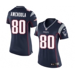 Women's Nike New England Patriots #80 Danny Amendola Navy Blue Team Color NFL Jersey