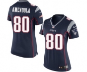 Women's Nike New England Patriots #80 Danny Amendola Navy Blue Team Color NFL Jersey