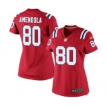 Women's Nike New England Patriots #80 Danny Amendola Red Alternate NFL Jersey