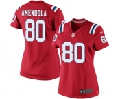 Women's Nike New England Patriots #80 Danny Amendola Red Alternate NFL Jersey