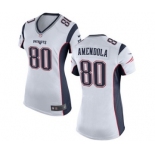 Women's Nike New England Patriots #80 Danny Amendola White NFL Jersey