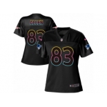 Women's Nike New England Patriots #83 Dwayne Allen Game Black Fashion NFL Jersey