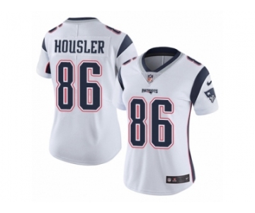 Women's Nike New England Patriots #86 Rob Housler Vapor Untouchable Limited White NFL Jersey