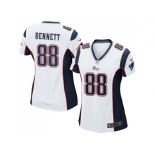 Women's Nike New England Patriots #88 Martellus Bennett White Stitched NFL New Jersey