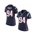 Women's Nike New England Patriots #94 Kony Ealy Limited Navy Blue Team Color NFL Jersey