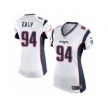 Women's Nike New England Patriots #94 Kony Ealy Limited White NFL Jersey